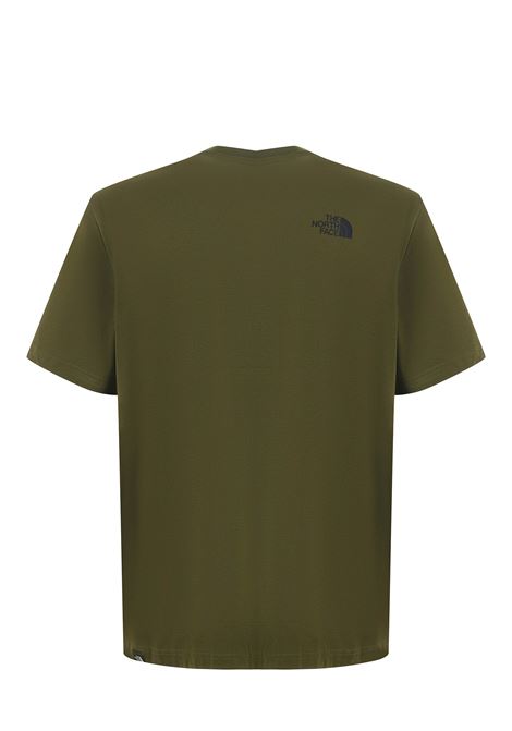 u the 489 t-shirt man olive green  in cotton THE NORTH FACE | NF0A87NGPIB1